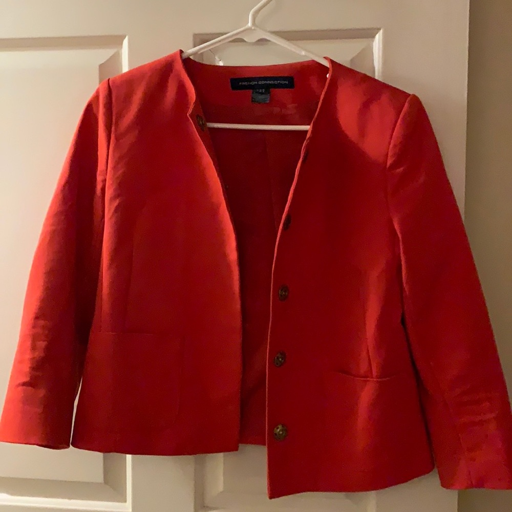 French Connection Orange Blazer